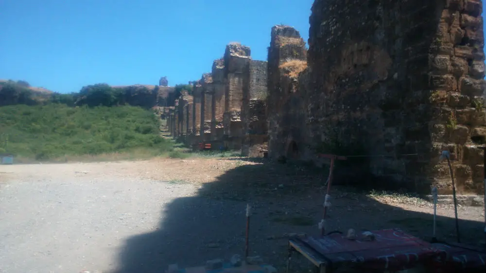 Aquädukt Nahaufnahme Aspendos