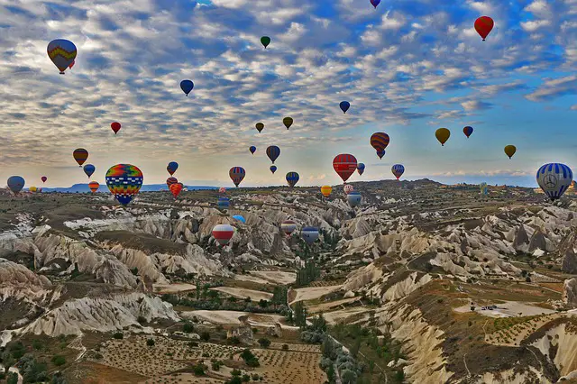 Heißluftballons über Kappadokien