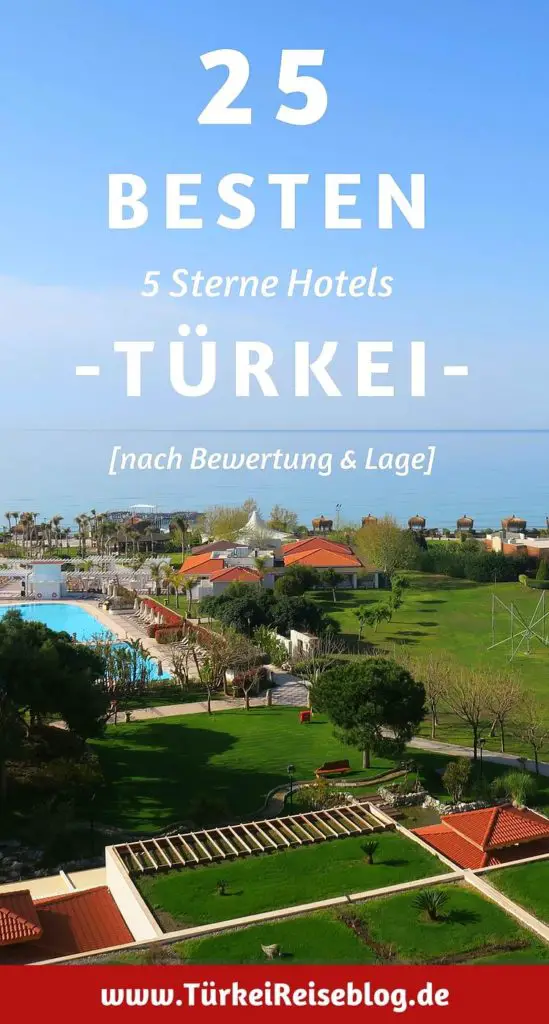 25 besten 5* Sterne Hotels in der Türkei! (2018) - (nach Gästebewertung)