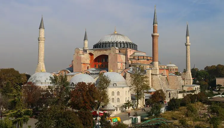 Aussicht auf die Hagia Sophia