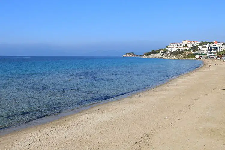 Ladies Beach Sandstrand und das Meer