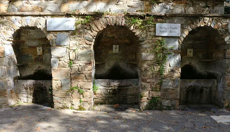 Brunnen am Haus der Mutter Maria in der Türkei.