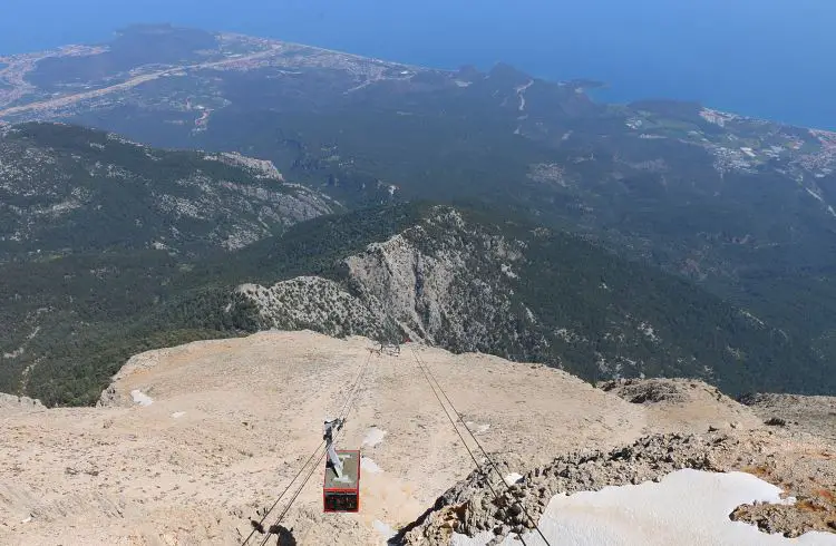 Ausblick Richtung Kemer und Camyuva