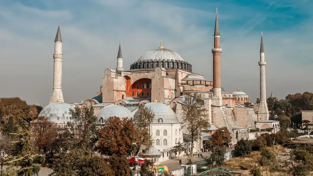 Hagia Sophia im Zentrum von Istanbul