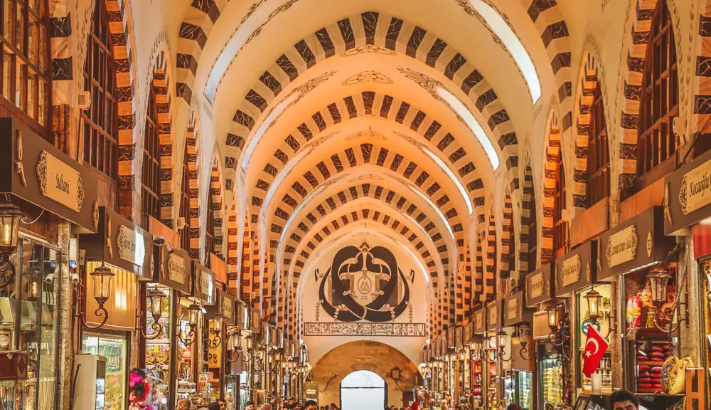 Halle im Ägyptischen Basar in Istanbul