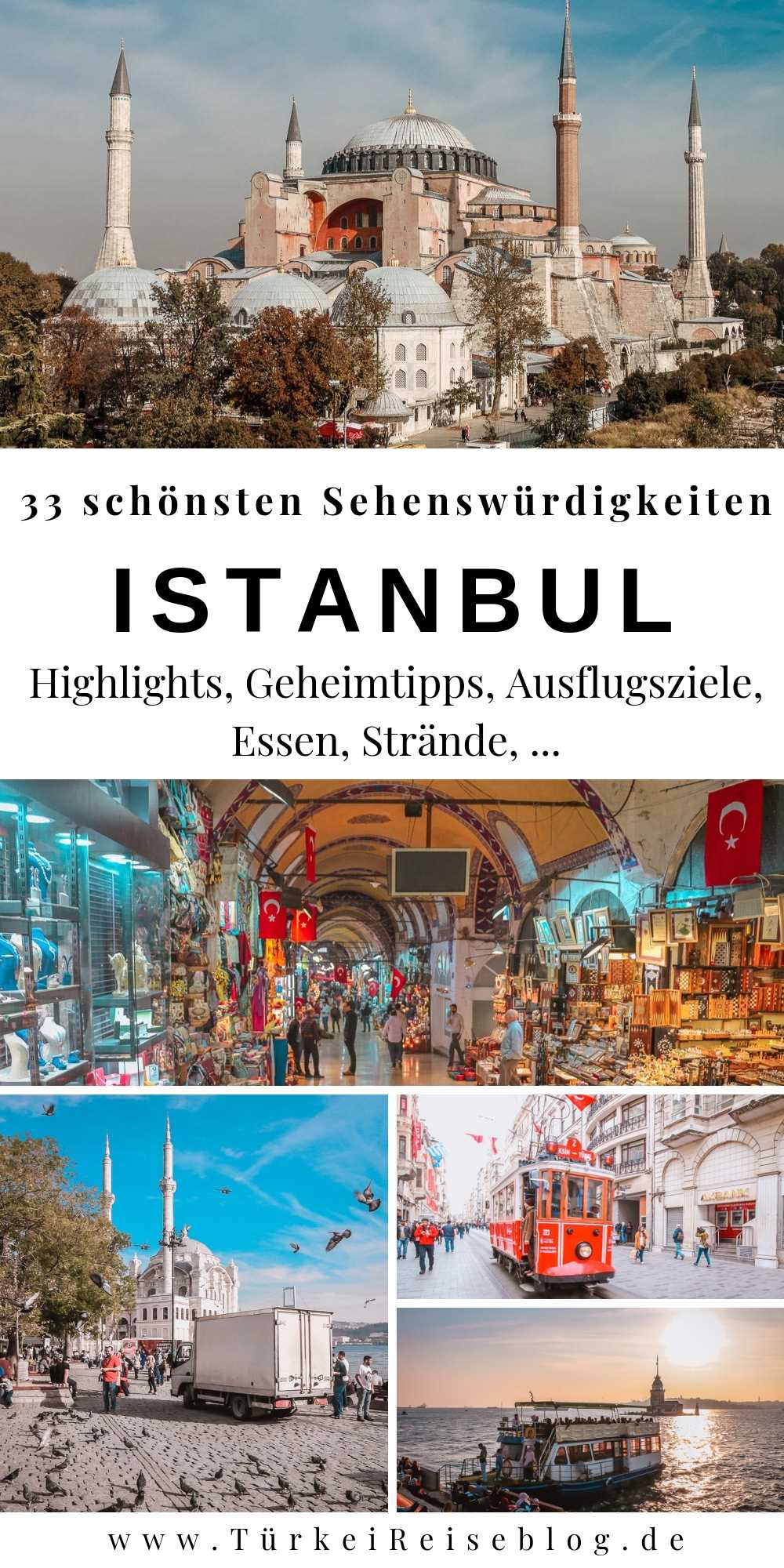 33 Sehenswürdigkeiten in Istanbul, die Du unbedingt sehen musst!