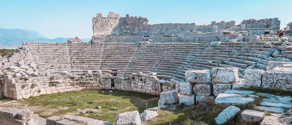 Ruinen des Theater von Xanthos