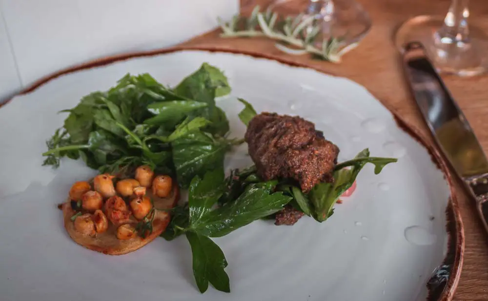 Essen im Club Marvy in Özdere in der Türkei