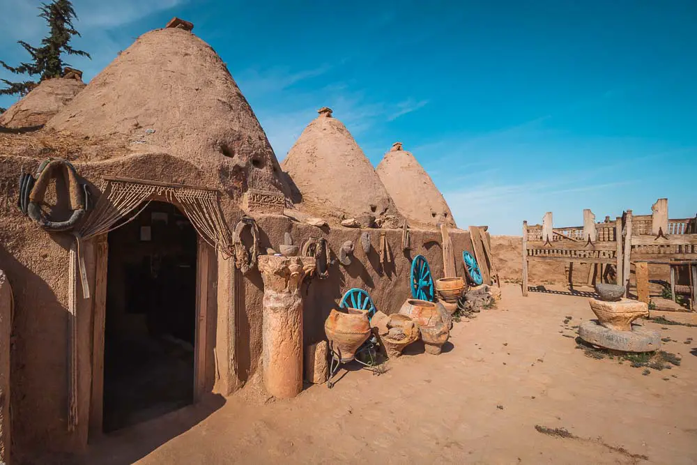 Harran "Bienenhaus", mit einem spitzen Dach aus Lehm