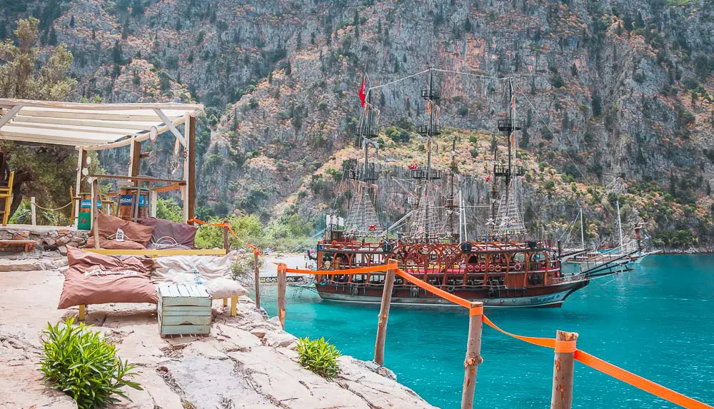 Restaurant im Butterfly Valley in Ölüdeniz mir kostenlosen WiFi