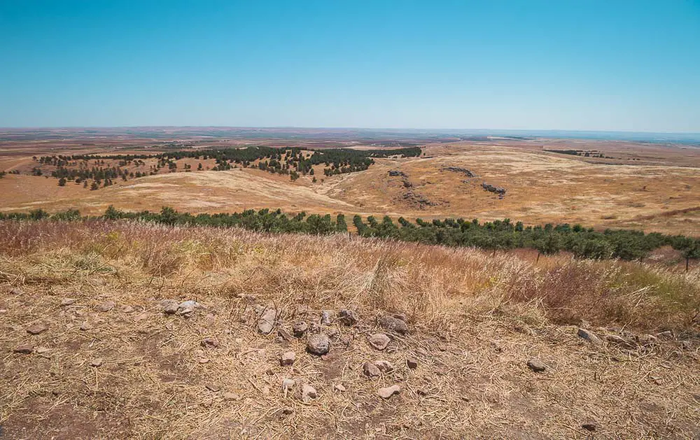 Blick auf das Flachland vor Göbekli Tepe