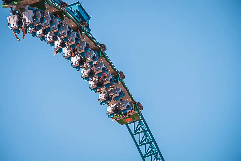 Achterbahn im The Land of Legends Themenpark