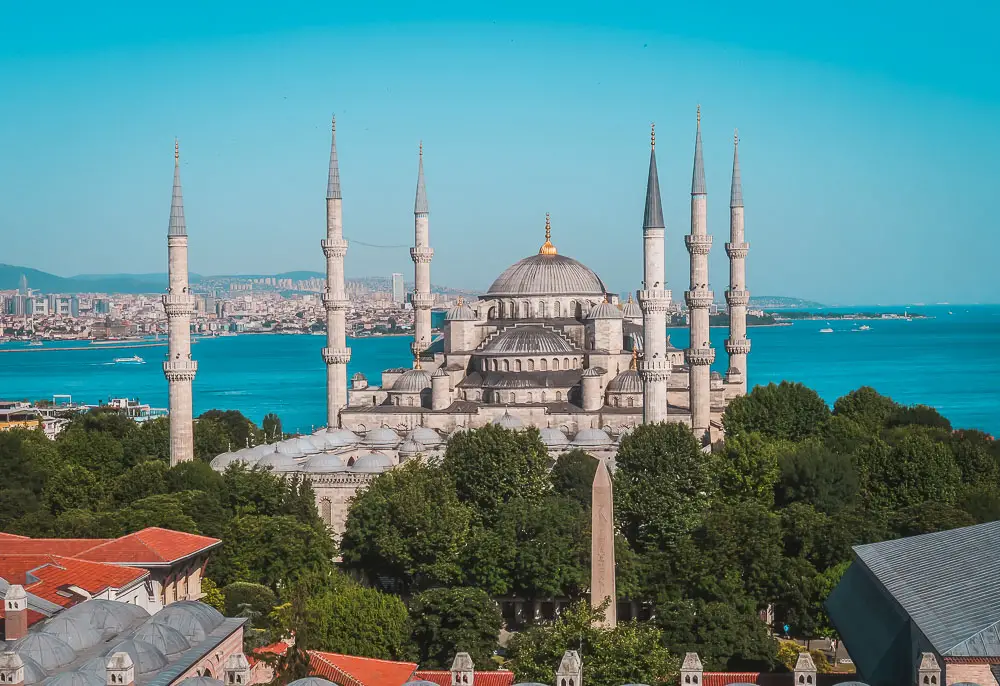 Blaue Moschee in Istanbul in der Türkei